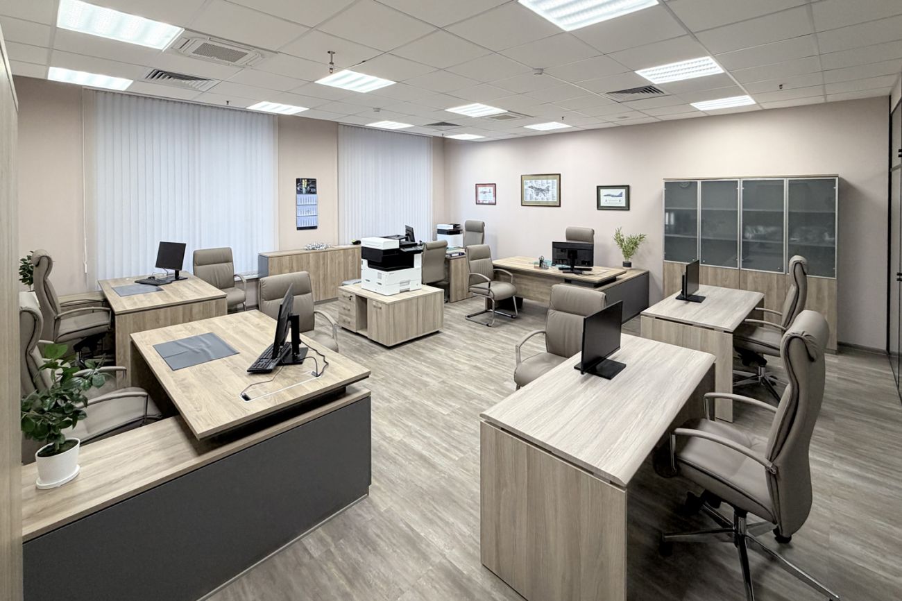 Мебель в офис для компании Крупное авиационное предприятие