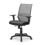 Кресло персонала Аэро | Aero 1D пластик черная B01/черная TW01