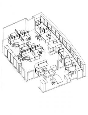 Мебель в офис для компании FX Open