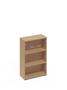 A4 шкаф средний со стеклом а4 9366 нд