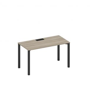 Спэйс+ | space+ стол письменный на металлокаркасе, столешница с заглушкой а1 чр 014 вл