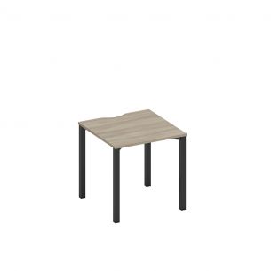 Спэйс+ | space+ стол письменный на металлокаркасе, столешница с вырезом а1 чр 021.2 вл