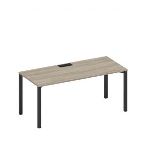 Спэйс+ | space+ стол письменный на металлокаркасе, столешница с заглушкой а1 чр 026 вл