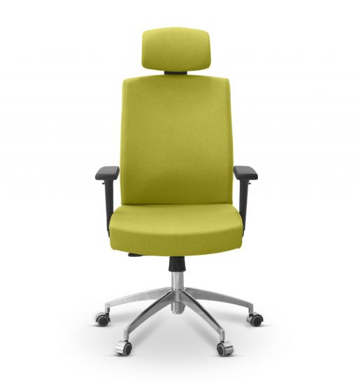 Кресло персонала Альфа | Alfa 3D H черная