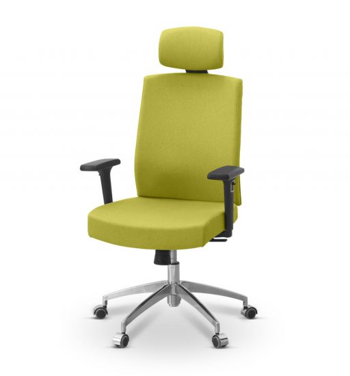 Кресло персонала Альфа | Alfa 3D H черная