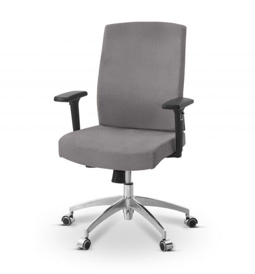 Кресло персонала Альфа | Alfa SL 3D серая ВА50