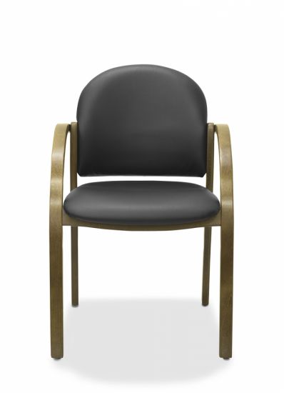 Стул Джуно черная CN1114/ дерево - дуб валенсия