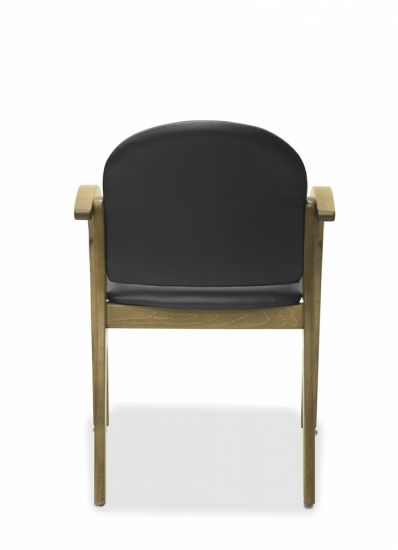 Стул Джуно черная CN1114/ дерево - дуб валенсия