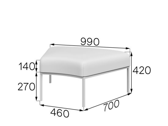 Пуф 45 грд. kiton04