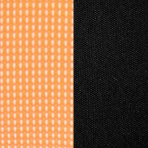 сетка/ткань / черная/оранжевая